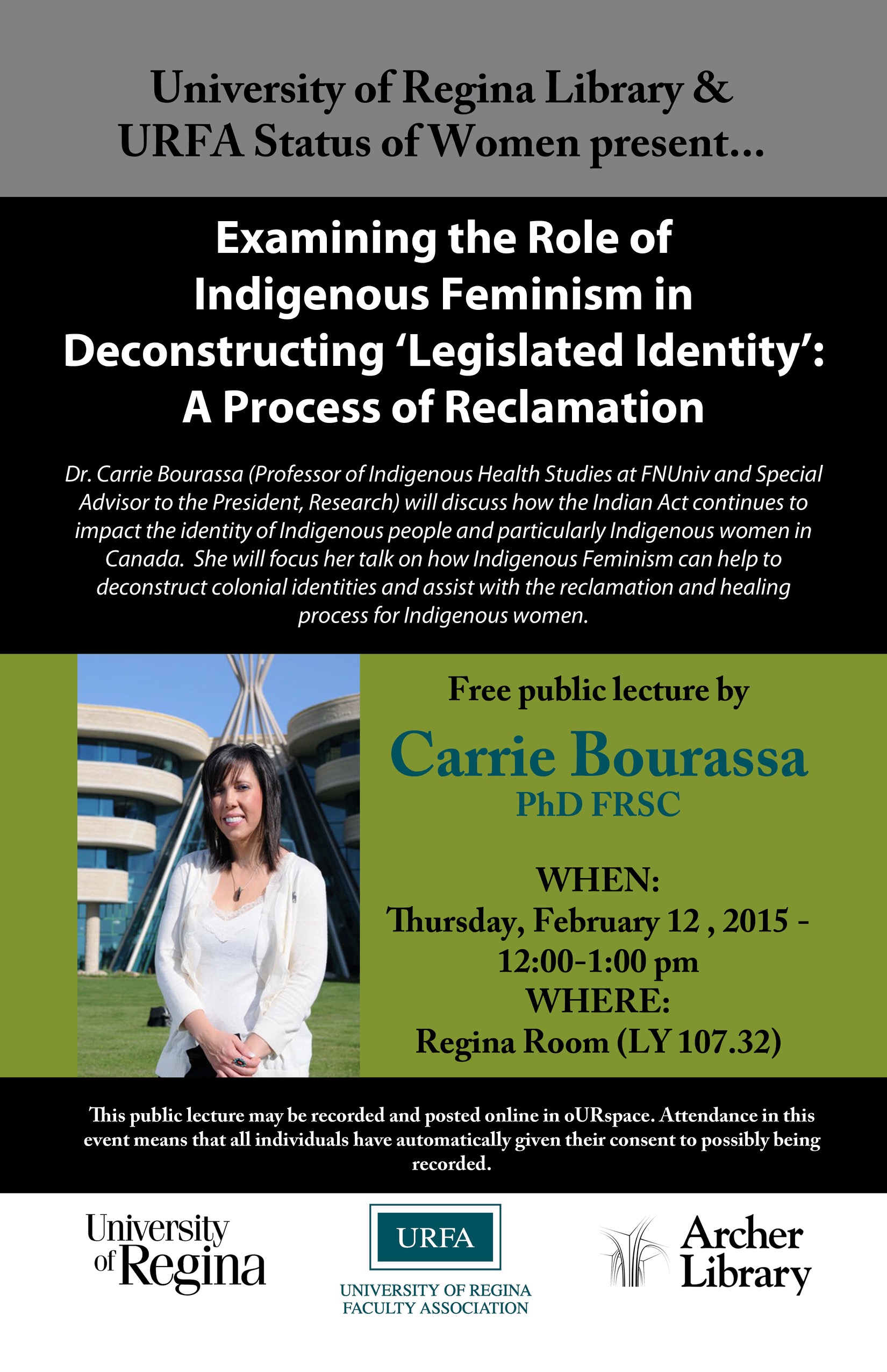 The Role of Indigenous Feminism in Deconstructing Legislated Identity